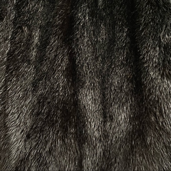 🌟HostPick🌟Real mink fur vintage coat - black - early 90s - Picture 15 of 17